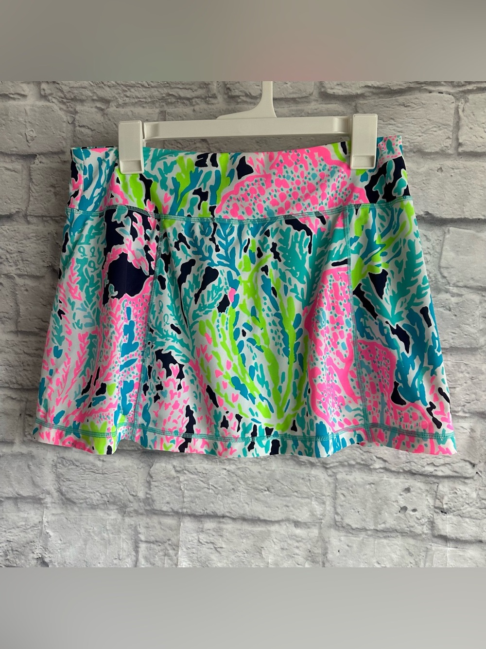 PREOWNED LILLY PULITZER LUXLETIC ATHLETIC SKORT WOMENS MEDIUM M
